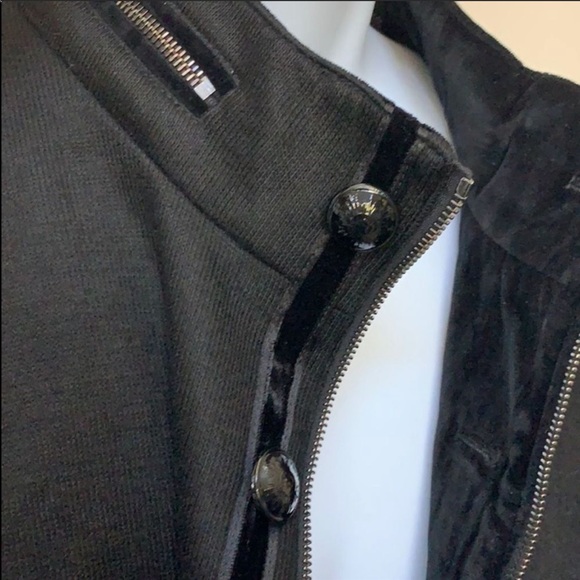 NWT Black John Varvatos Double Zip Button Jacket - Picture 2 of 8